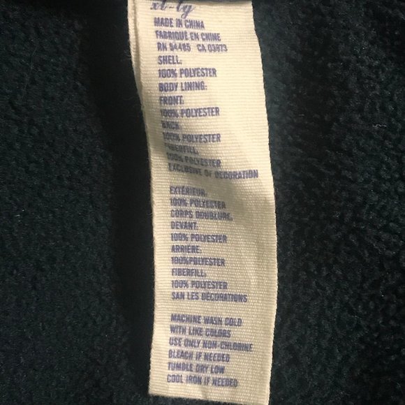 American Eagle Snap Front Puffer Vest Green  Size XL - Picture 6 of 6